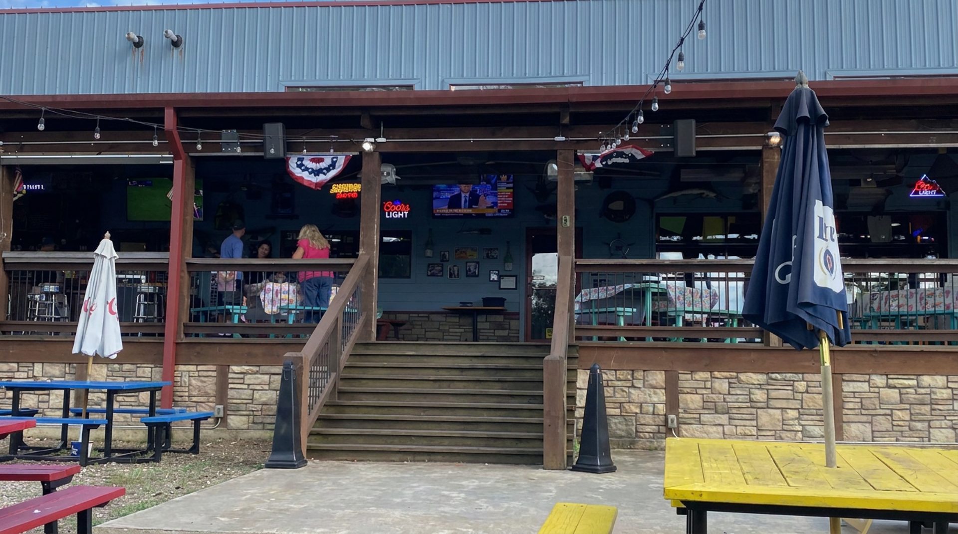 Outdoor patios at every location