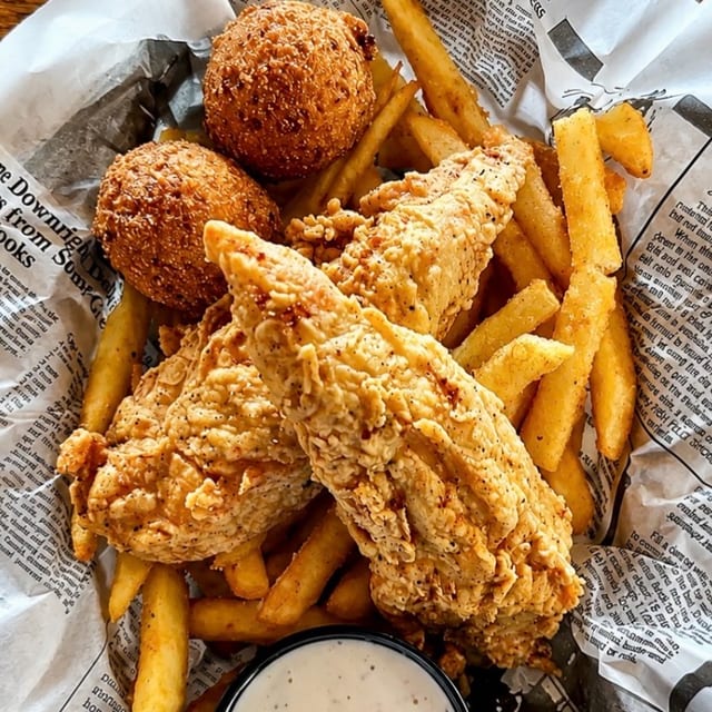 Chicken Tender Basket.