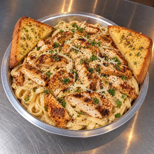 Cajun Chicken Alfredo.