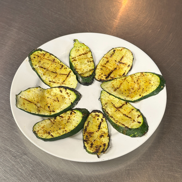 Grilled Zucchini.