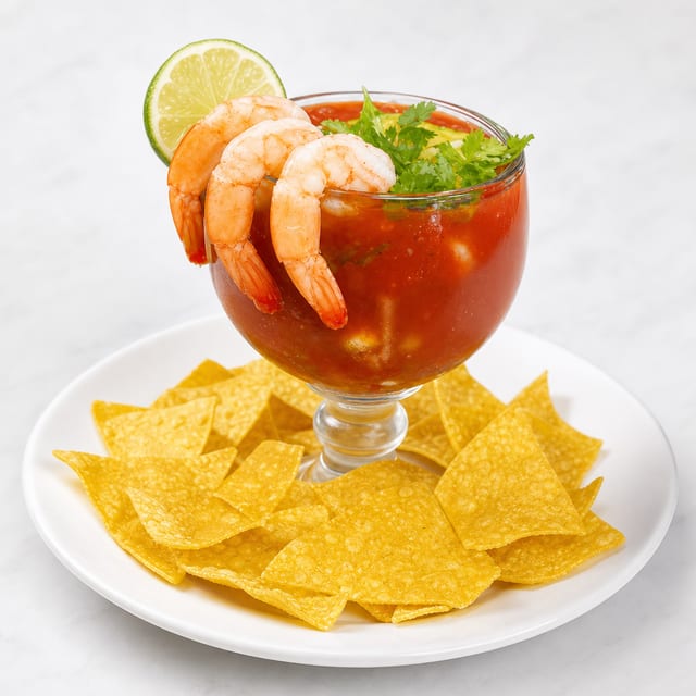 Mexican Shrimp Cocktail.