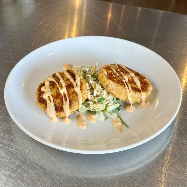 Crab Cakes.